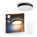 Philips - LED Hämardatav laevalgusti Hue LED/33,5W/230V 2200-6500K d. 425 mm must + kaugjuhtimispult