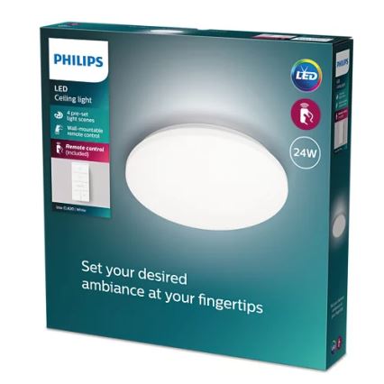 Philips - LED Hämardatav laevalgusti LED/24W/230V 2700-6500K + kaugjuhtimispult