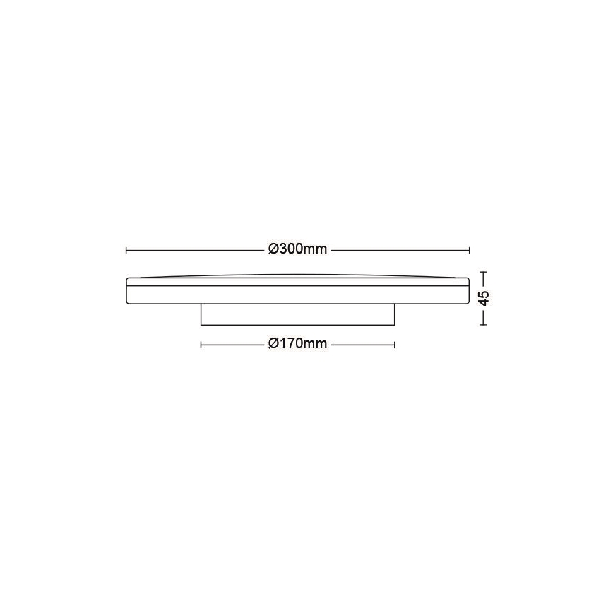 Philips - LED Hämardatav laevalgusti SCENE SWITCH LED/18W/230V d. 30 cm 4000K valge