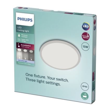 Philips - LED Hämardatav laevalgusti SCENE SWITCH LED/15W/230V IP44 4000K