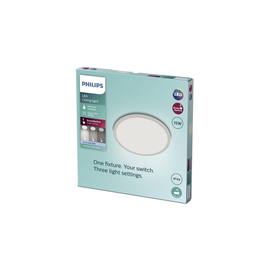 Philips - LED Hämardatav laevalgusti SCENE SWITCH LED/15W/230V IP44 4000K