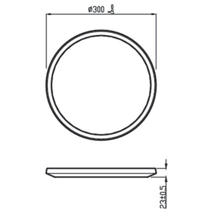 Philips - LED Hämardatav laevalgusti SCENE SWITCH LED/18W/230V