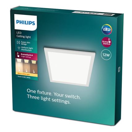 Philips - LED Hämardatav laevalgusti SLIM SCENE SWITCH LED/12W/230V 2700K