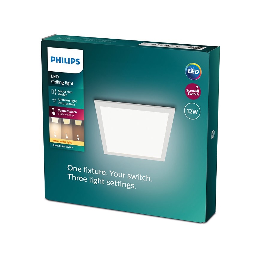 Philips - LED Hämardatav laevalgusti SLIM SCENE SWITCH LED/12W/230V 2700K