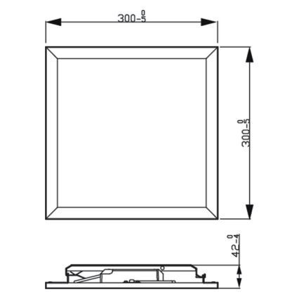 Philips - LED Hämardatav laevalgusti SLIM SCENE SWITCH LED/12W/230V 2700K