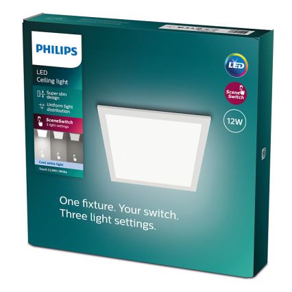 Philips - LED Hämardatav laevalgusti SLIM SCENE SWITCH LED/12W/230V 4000K