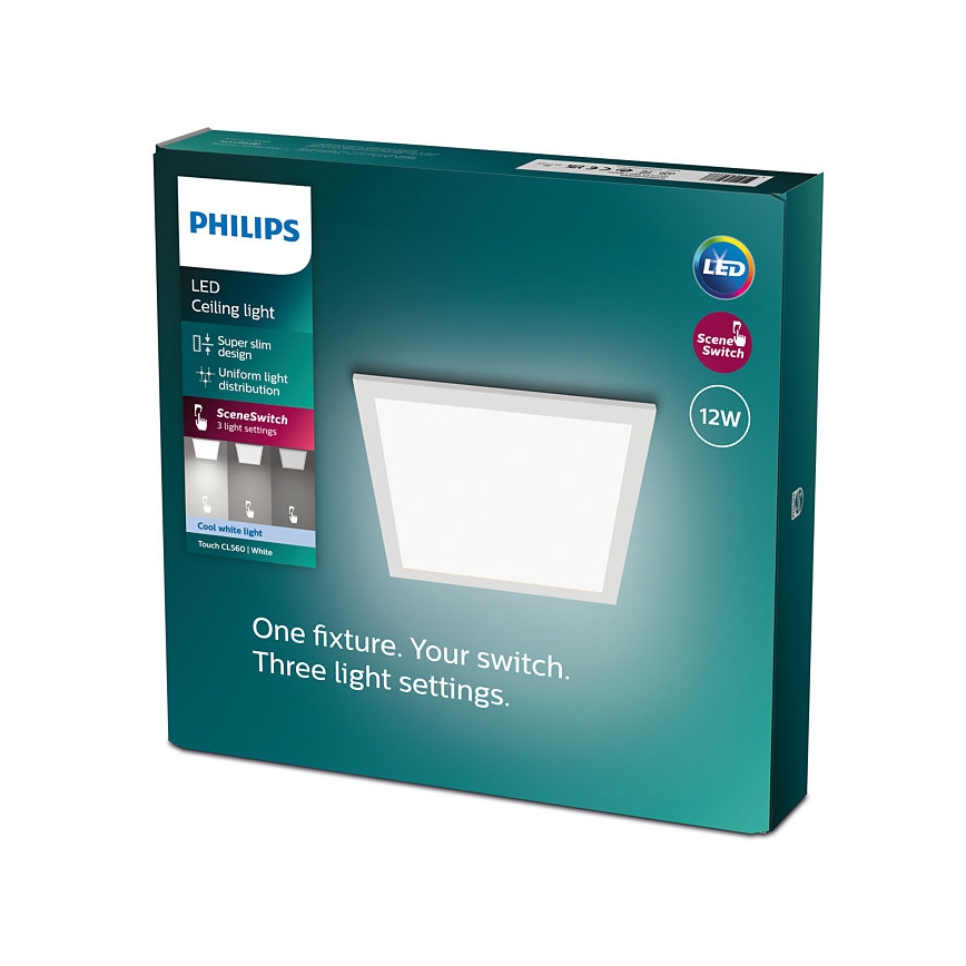 Philips - LED Hämardatav laevalgusti SLIM SCENE SWITCH LED/12W/230V 4000K