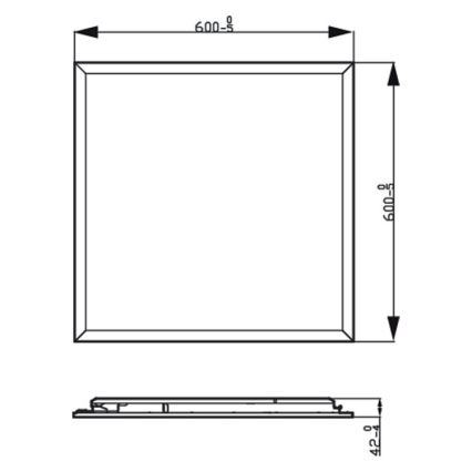 Philips - LED Hämardatav laevalgusti SLIM SCENE SWITCH LED/36W/230V 2700K