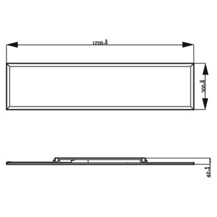 Philips - LED Hämardatav laevalgusti SLIM SCENE SWITCH LED/36W/230V 2700K