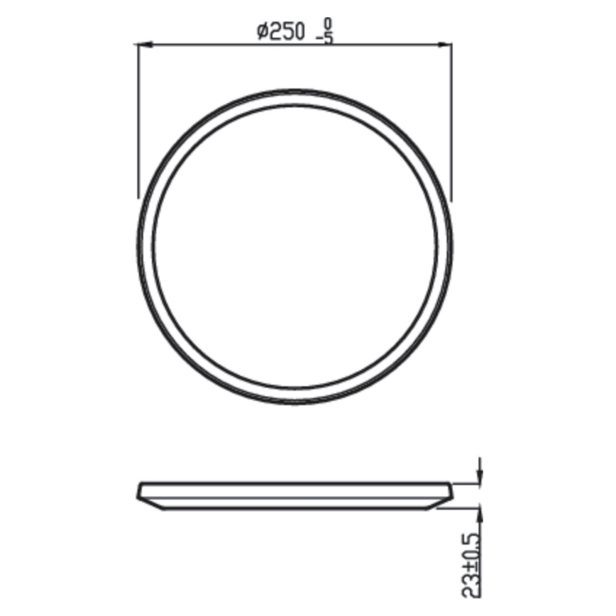 Philips - LED Hämardatav laevalgusti SUPERSLIM CL550 LED/15W/230V