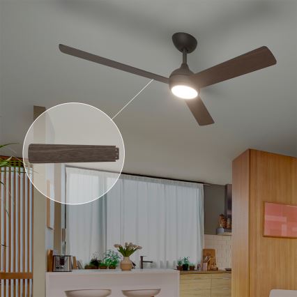 Philips - hämardatav LED-laeventilaator CIVX LED/24W/230V + kaugjuhtimispult