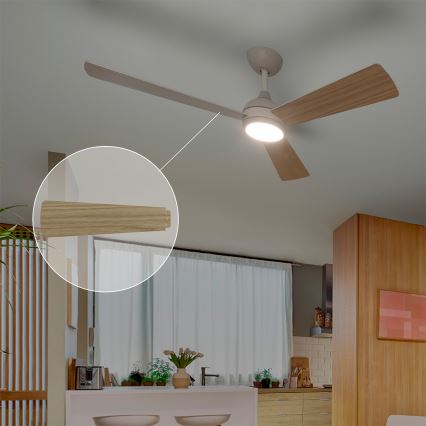 Philips - LED-hämardatav laeventilaator CIVX LED/24W/230V + kaugjuhtimispult