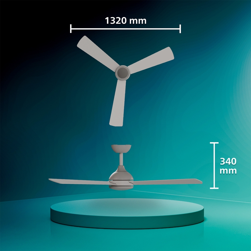 Philips - LED-hämardatav laeventilaator CIVX LED/24W/230V + kaugjuhtimispult