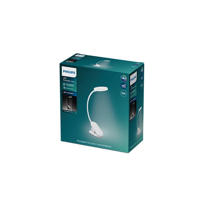 Philips - LED Hämardatav lamp kinnitusklambriga LED/5W/5V CRI 90