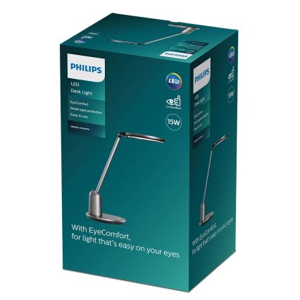 Philips - LED Hämardatav puutetundlik laualamp EINSTEIN SCENE SWITCH LED/15W/230V 2800/4000/5100K CRI94