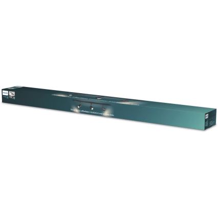 Philips - LED hämardatav suunatav valgusti siinisüsteemis EASYLINK 3xGU10/6,2W/230V 2200-2700K 1m must