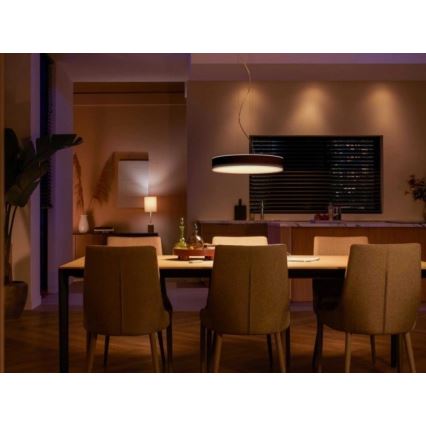 Philips - LED Hämardatav lühter Hue LED/33,5W/230V 2200-6500K must + kaugjuhtimispult