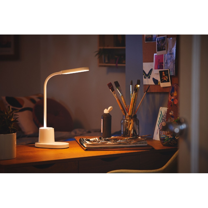 Philips - LED Hämardatav puutetundlik laualamp BUCKET LED/7W/5V 1800 mAh 3000/4000/5700K CRI 90