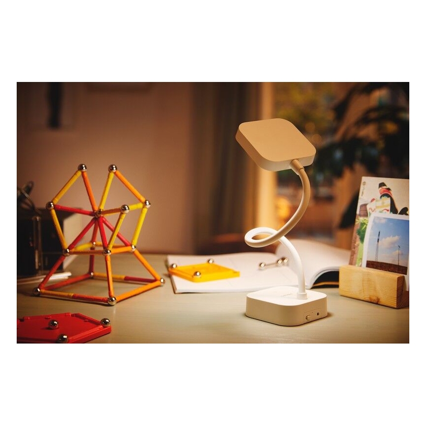 Philips - LED Hämardatav puutetundlik laualamp ROCK LED/5W/5V 1800 mAh