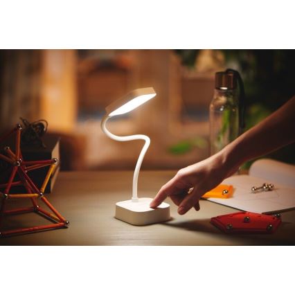 Philips - LED Hämardatav puutetundlik laualamp ROCK LED/5W/5V 1800 mAh
