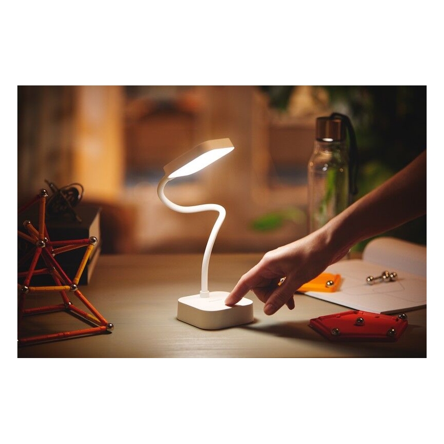 Philips - LED Hämardatav puutetundlik laualamp ROCK LED/5W/5V 1800 mAh