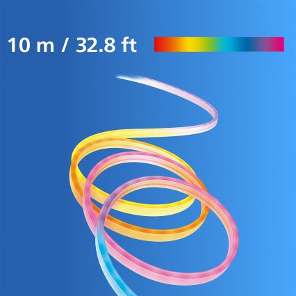 Philips - Hämardatav LED RGBIC-valgustuslint SMART NEON FLEX 10m LED/45W/230V 2700-6500K Wi-Fi