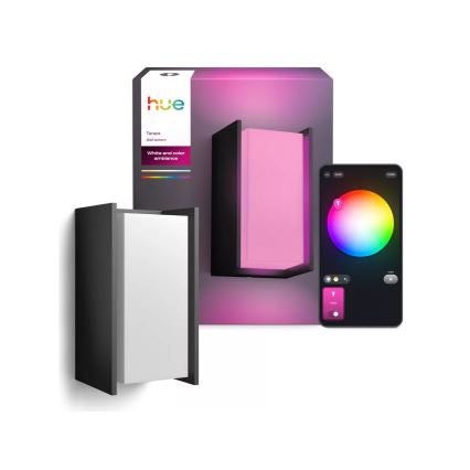 Philips - LED hämardatav välisseinavalgusti Hue TURACO White And Color Ambiance 1xE27/8,1W/230V 1000-20000K
