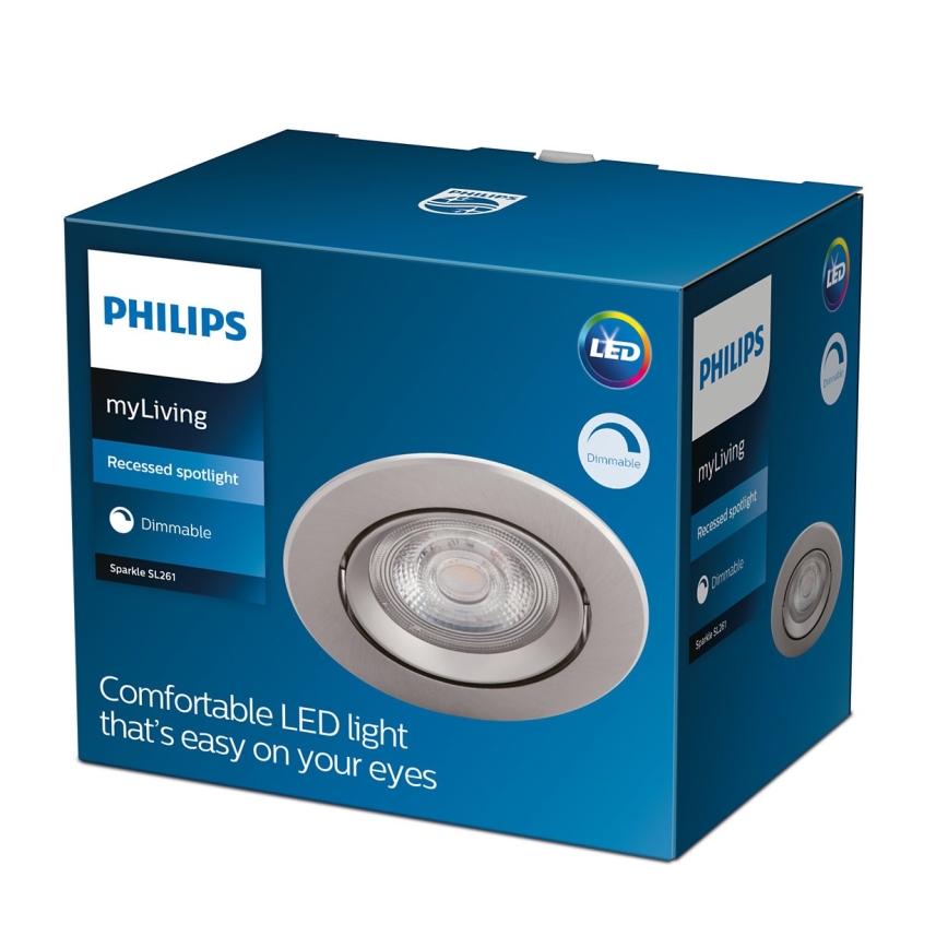 Philips - LED Hämardatav süvistatav valgusti LED/5W/230V 2700K