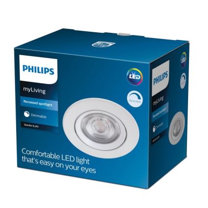 Philips - LED Hämardatav süvistatav valgusti LED/5W/230V 2700K