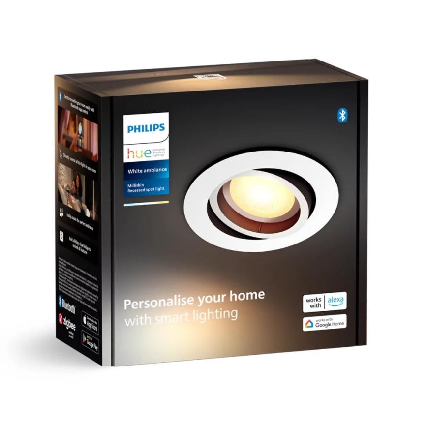 Philips - LED Hämardatav süvistatav valgusti Hue MILLISKIN 1xGU10/4,2W/230V 2200-6500K valge