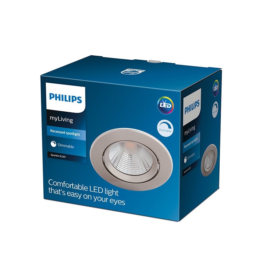 Philips - LED Hämardatav süvistatav valgusti SPARKLE LED/5,5W/230V