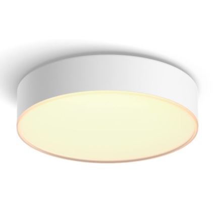 Philips - LED Hämardatav laevalgusti Hue LED/9,6W/230V 2200–6500K d. 261 mm valge + kaugjuhtimispult