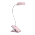Philips - LED Hämardatav valgusti klambriga DONUTCLIP LED/3W/5V 1200 mAh CRI 90 roosa