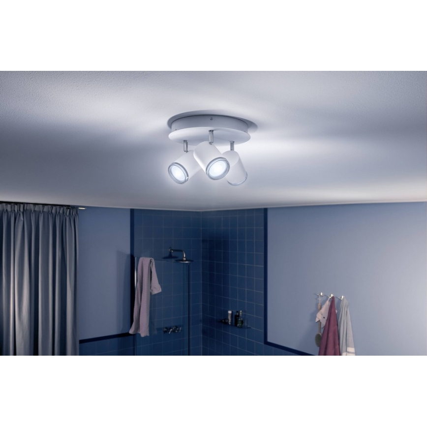 Philips - LED Hämardatav vannitoa kohtvalgusti Hue ADORE 3xGU10/5W/230V IP44 + Pult