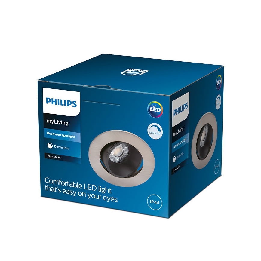 Philips - LED Hämardatav vannitoa valgusti ABROSA 1xLED/9W/230V IP44