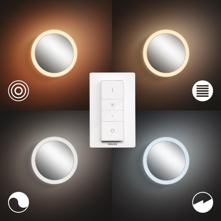 Philips - LED Hämardatav vannitoapeegel Hue ADORE LED/27W/230V + Pult IP44