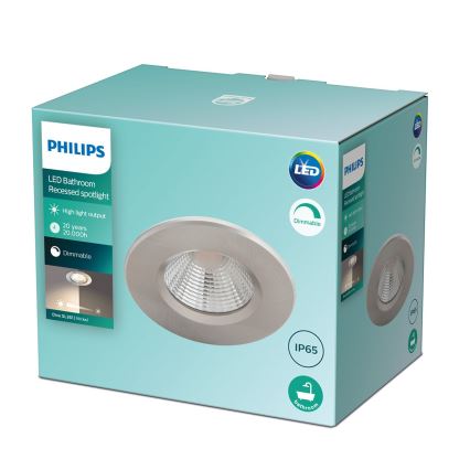 Philips - LED Hämardatav vannitoavalgusti LED/5,5W/230V 2700K IP65