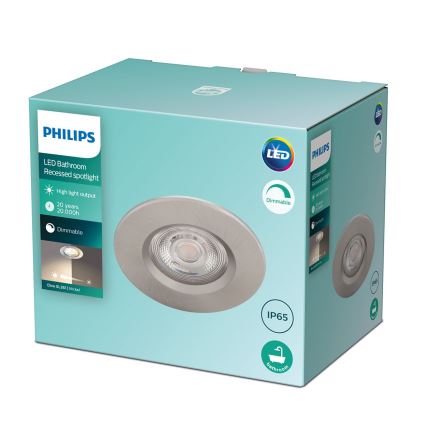 Philips - LED Hämardatav vannitoavalgusti LED/5W/230V 2700K IP65