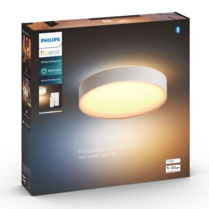 Philips - LED Hämardatav vannitoavalgusti Hue DEVERE LED/19,2W/230V IP44 d. 381 mm 2200-6500K+ pult