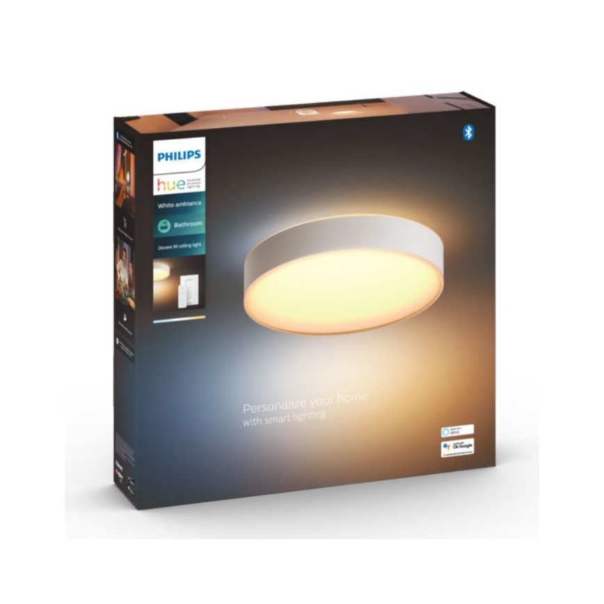 Philips - LED Hämardatav vannitoavalgusti Hue DEVERE LED/19,2W/230V IP44 d. 381 mm 2200-6500K+ pult