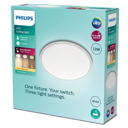 Philips - LED Hämardatav vannitoavalgusti SCENE SWITCH LED/12W/230V IP44