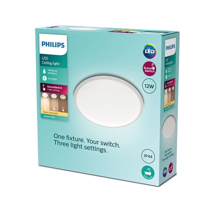 Philips - LED Hämardatav vannitoavalgusti SCENE SWITCH LED/12W/230V IP44