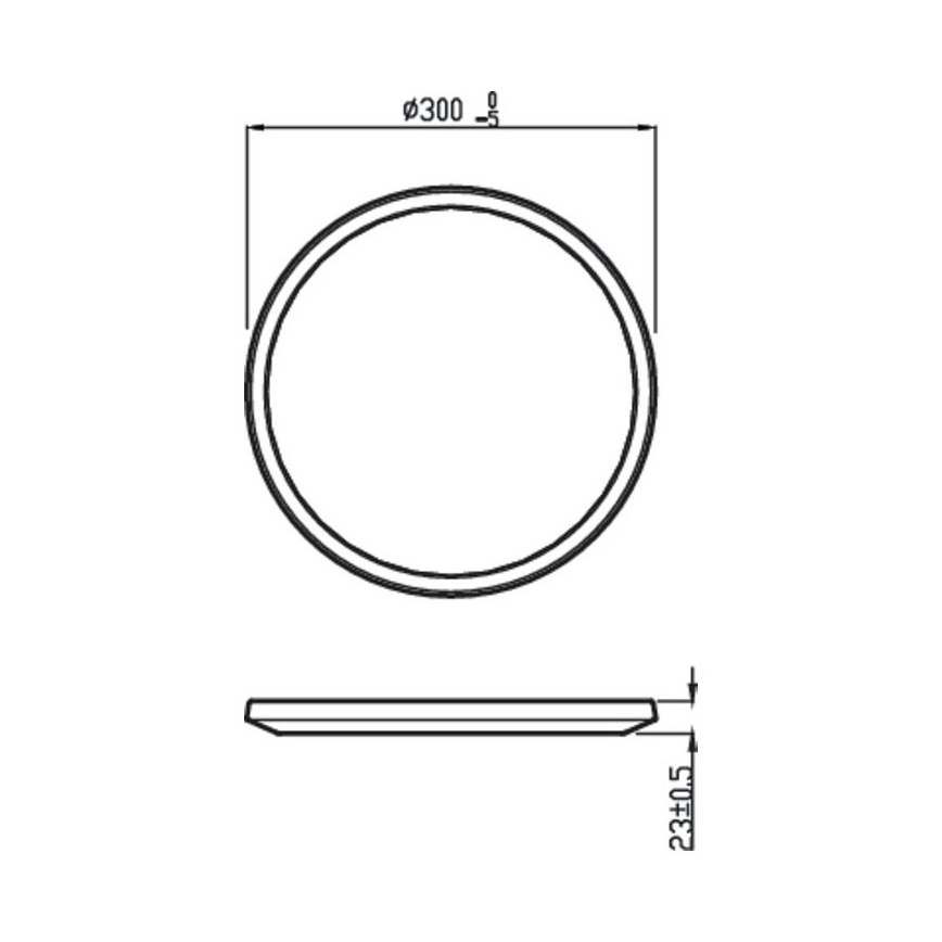 Philips - LED Hämardatav vannitoavalgusti SCENE SWITCH LED/18W/230V IP44 2700K