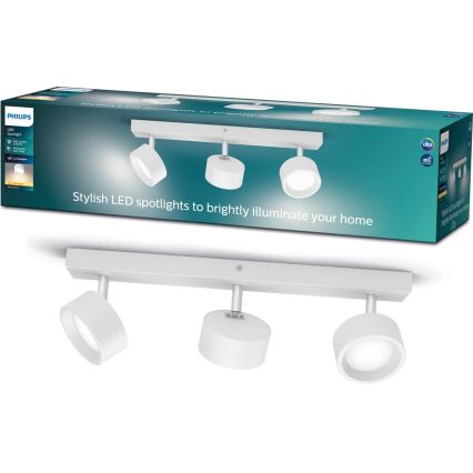 Philips - LED Kohtvalgusti 3xLED/5,5W/230V valge