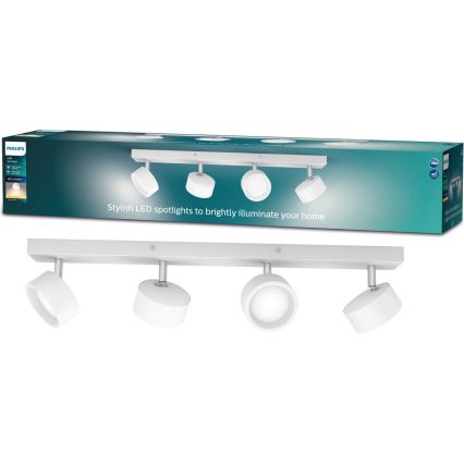 Philips - LED Kohtvalgusti 4xLED/5,5W/230V valge