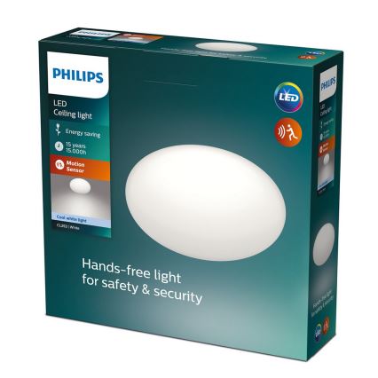 Philips - LED-laevalgusti liikumisanduriga LED/12W/230V 4000K