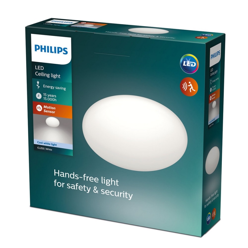 Philips - LED-laevalgusti liikumisanduriga LED/12W/230V 4000K