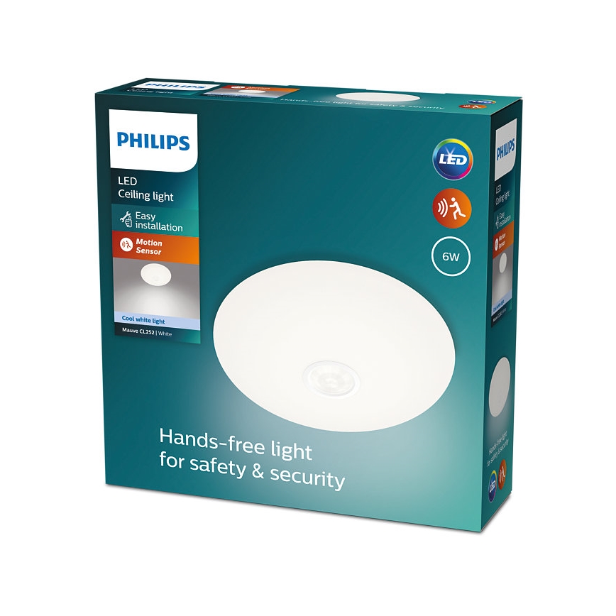 Philips - LED Laevalgusti anduriga MAUVE LED/6W/230V 4000K