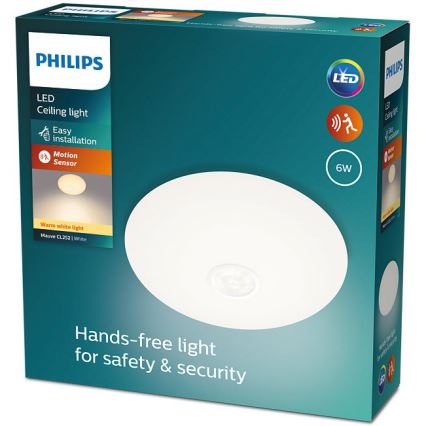 Philips - LED Laevalgusti anduriga MAUVE LED/6W/230V