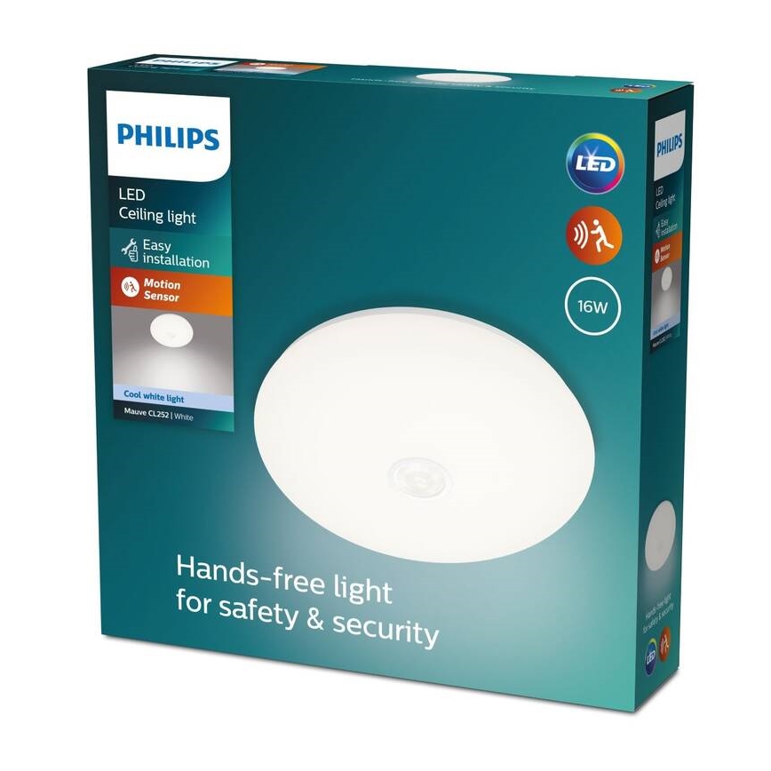 Philips - LED Laevalgusti koos anduriga LED/16W/230V 4000K